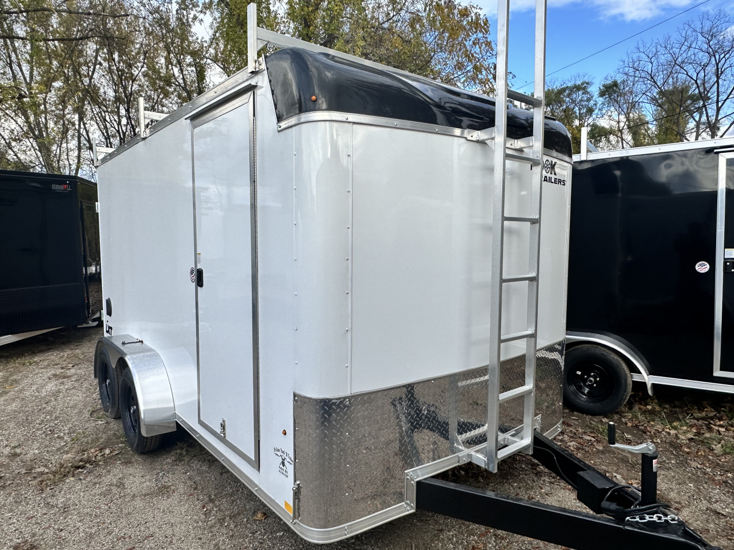 New 2026 LOOK LXT 7x14 Contractor trailer with barn doors
