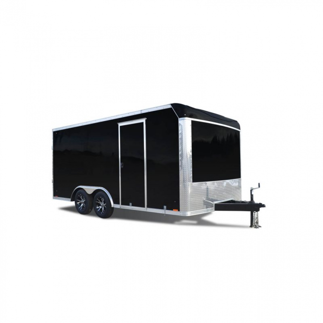 New 2026 LOOK LXT 7x14 Contractor trailer with barn doors
