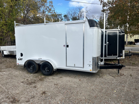 New 2026 LOOK LXT 7x14 Contractor trailer with barn doors