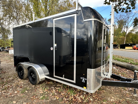 New 2026 LOOK LXT 7x14 Contractor trailer with barn doors