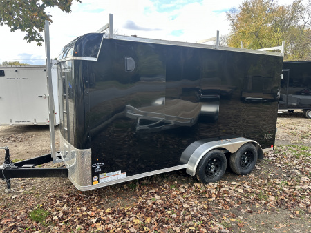 New 2026 LOOK LXT 7x14 Contractor trailer with barn doors