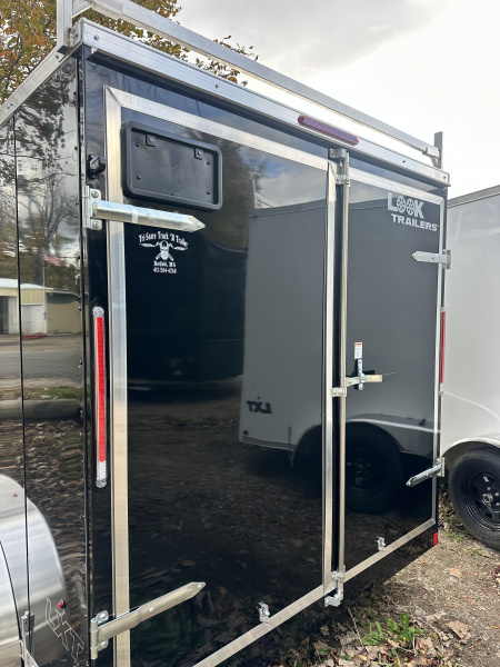 New 2026 LOOK LXT 7x14 Contractor trailer with barn doors