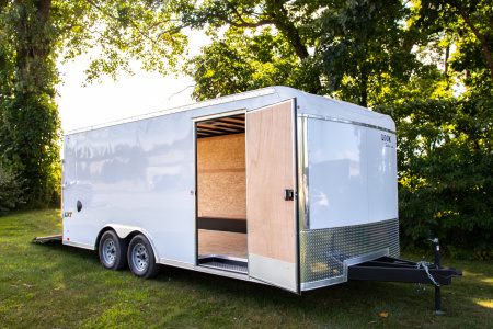 New 2026 LOOK LXT 7x14 Contractor trailer with barn doors
