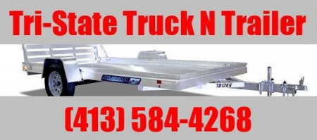 New 2026 Aluma 7810ES All aluminum landscape trailer Utility Trailer