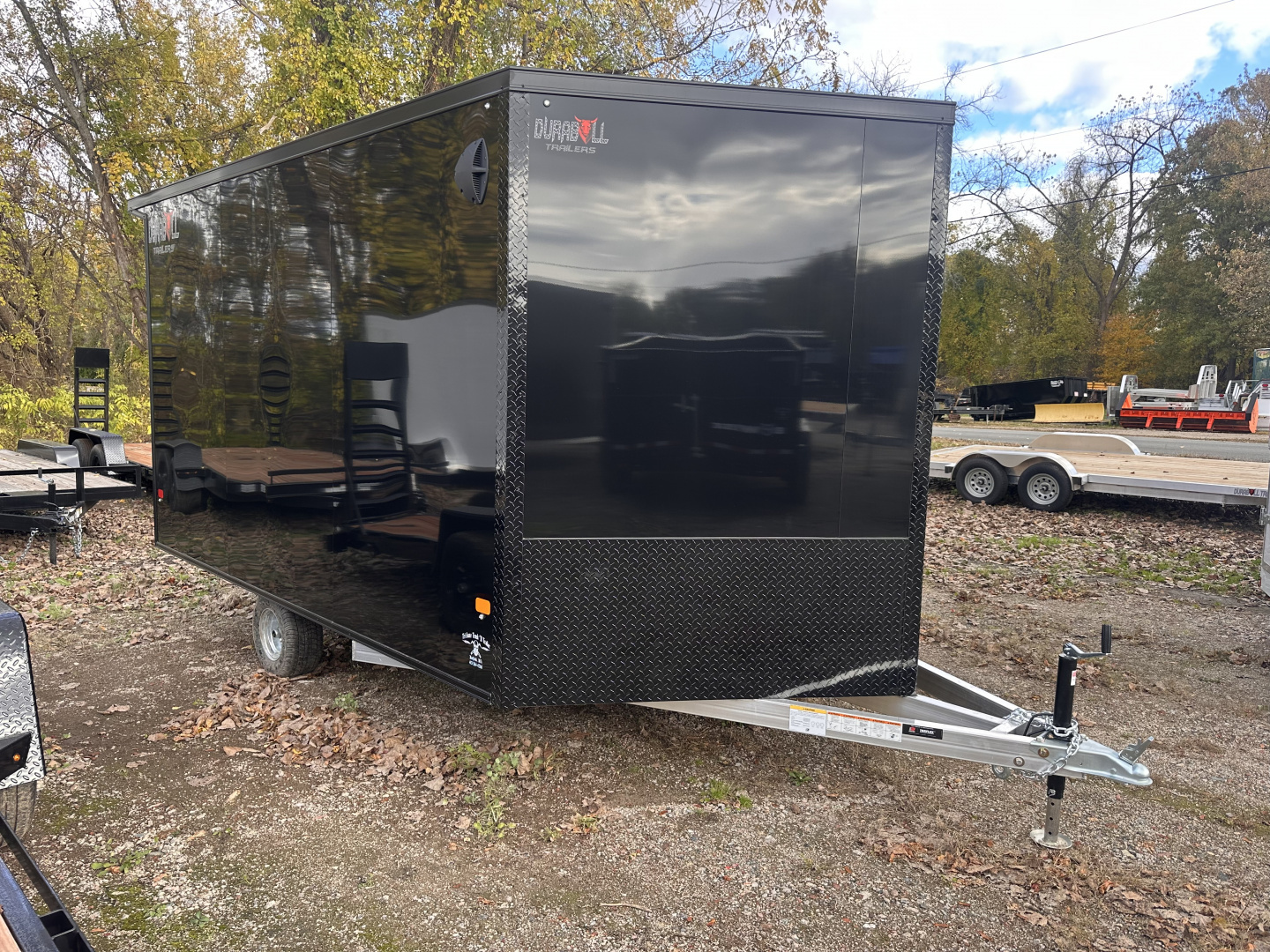 New 2026 Durabull 101x12 Snowmobile trailer Blackout