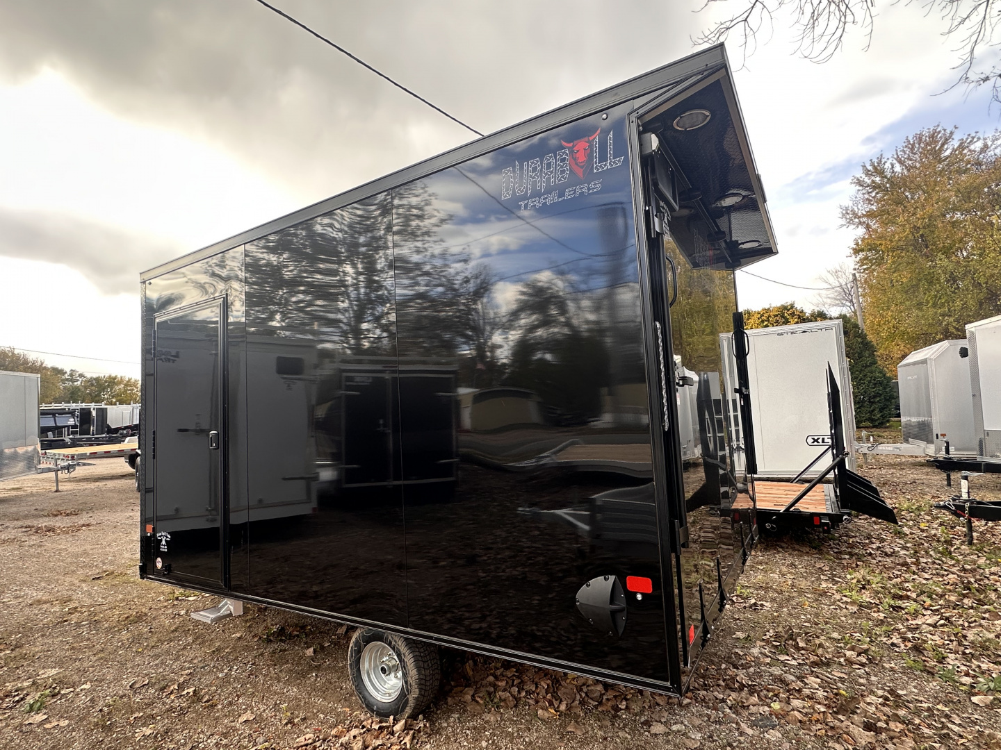 New 2026 Durabull 101x12 Snowmobile trailer Blackout