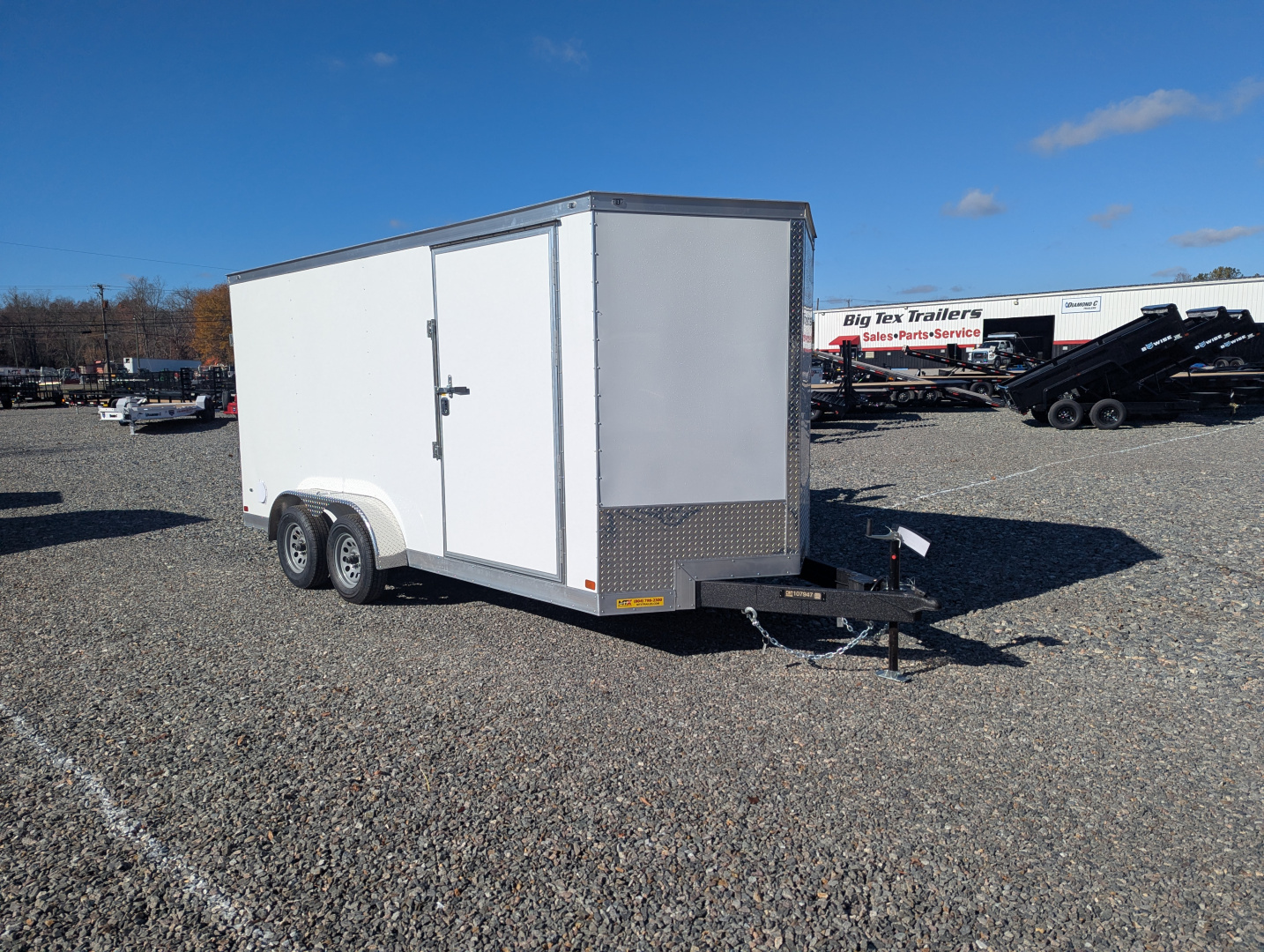 New 2026 Covered Wagon Trailers Covered Wagon 7x16 Gold Series w/ Ramp Extra Height Cargo / Enclosed Trailer