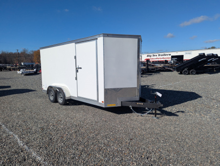 New 2026 Covered Wagon Trailers Covered Wagon 7x16 Gold Series w/ Ramp Extra Height Cargo / Enclosed Trailer