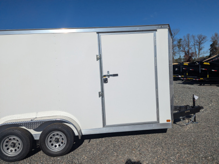New 2026 Covered Wagon Trailers Covered Wagon 7x16 Gold Series w/ Ramp Extra Height Cargo / Enclosed Trailer