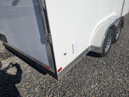 New 2026 Covered Wagon Trailers Covered Wagon 7x16 Gold Series w/ Ramp Extra Height Cargo / Enclosed Trailer