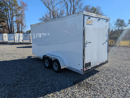 New 2026 Covered Wagon Trailers Covered Wagon 7x16 Gold Series w/ Ramp Extra Height Cargo / Enclosed Trailer