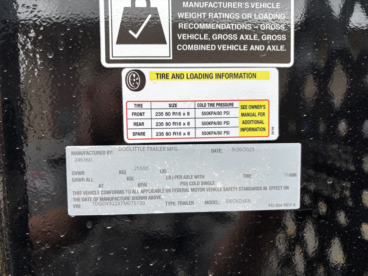 New 2026 Doolittle Trailers 102"x32' (28'+5' Dovetail) Gooseneck Tandem Dual Deckover Equipment Trailer - w/ Mammoth Ramps & Spare Tire - 25,500# GVWR