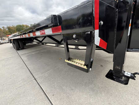 New 2026 Doolittle Trailers 102"x32' (28'+5' Dovetail) Gooseneck Tandem Dual Deckover Equipment Trailer - w/ Mammoth Ramps & Spare Tire - 25,500# GVWR