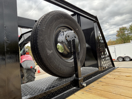 New 2026 Doolittle Trailers 102"x32' (28'+5' Dovetail) Gooseneck Tandem Dual Deckover Equipment Trailer - w/ Mammoth Ramps & Spare Tire - 25,500# GVWR