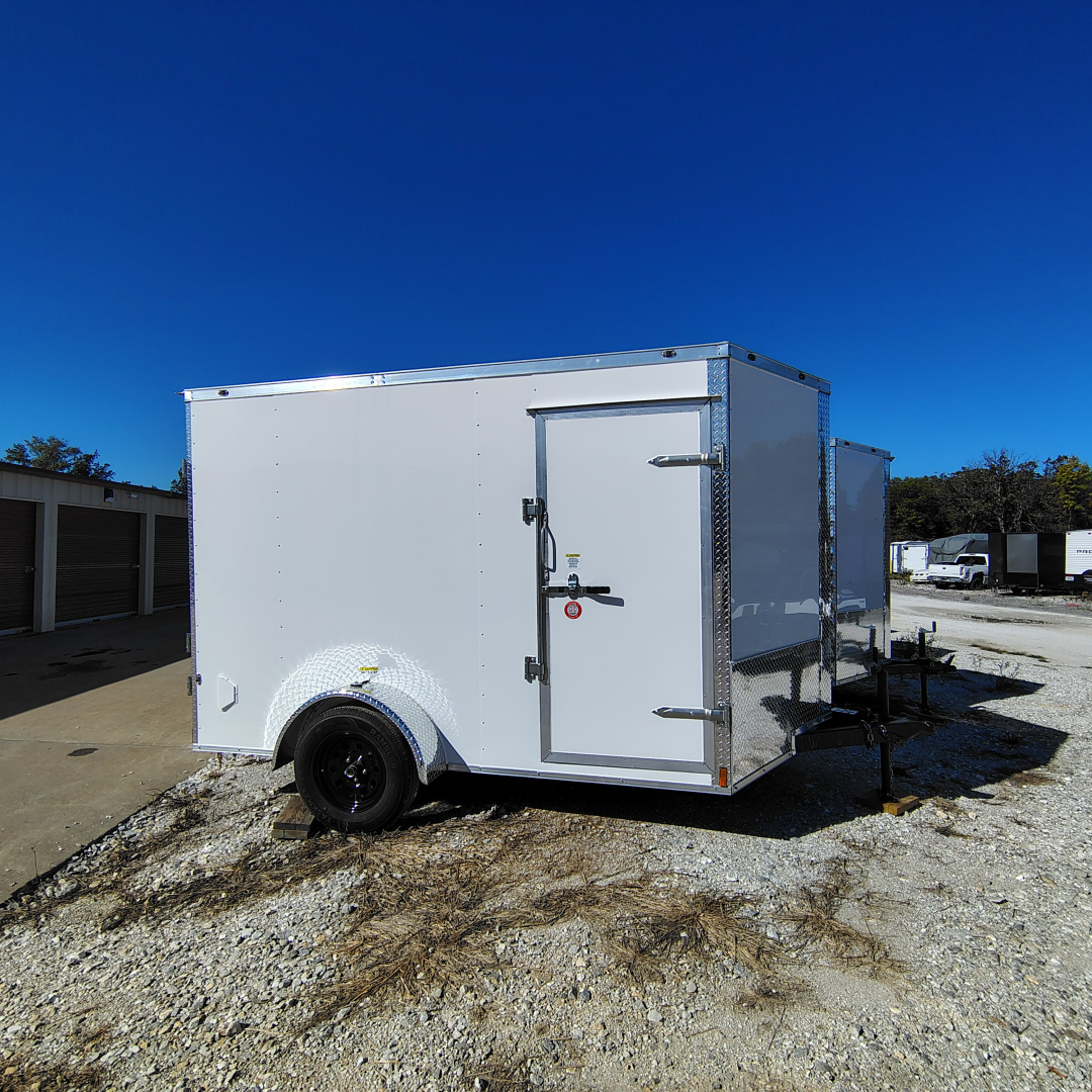 New 2026 Cynergy 2 7x10 SA Cargo/Enclosed Trailer, 6'6" Interior Height, 35K Axle, .080 Polycore, Barn doors