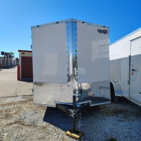 New 2026 Cynergy 2 7x10 SA Cargo/Enclosed Trailer, 6'6" Interior Height, 35K Axle, .080 Polycore, Barn doors