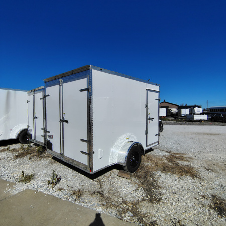New 2026 Cynergy 2 7x10 SA Cargo/Enclosed Trailer, 6'6  Interior Height, 35K Axle, .080 Polycore, Barn doors