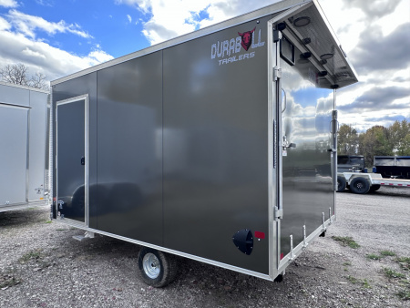 New 2026 Durabull 101x12 Snowmobile trailer 78" Interior w/Spoiler