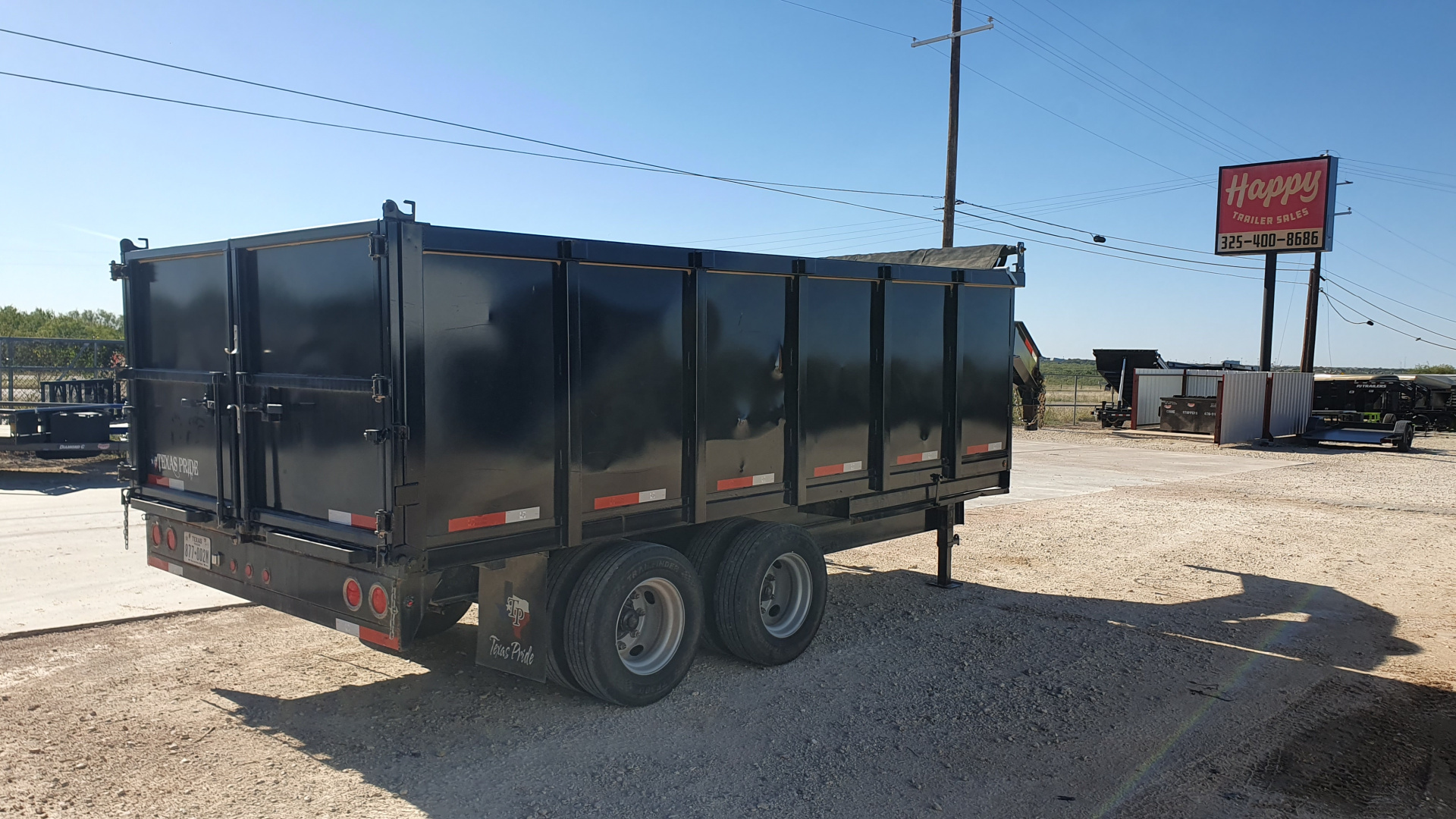 Used *USED* 2024 Texas Pride Trailers 96''x16' GN Tandem Dual Dump Trailer 15k Axles