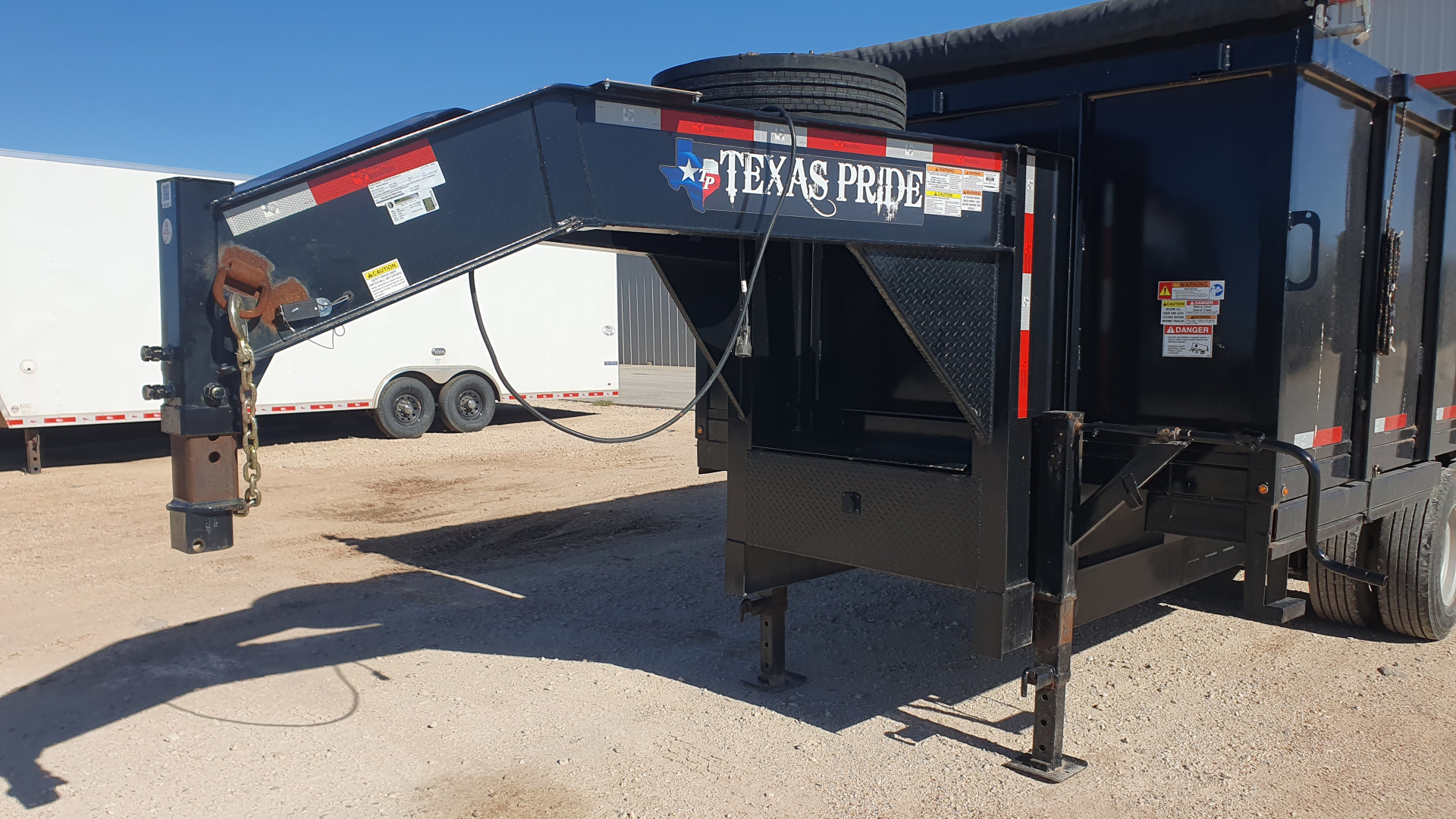Used *USED* 2024 Texas Pride Trailers 96''x16' GN Tandem Dual Dump Trailer 15k Axles