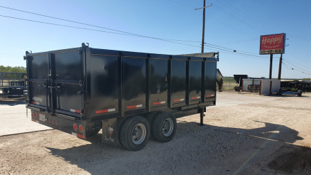 Used *USED* 2024 Texas Pride Trailers 96''x16' GN Tandem Dual Dump Trailer 15k Axles