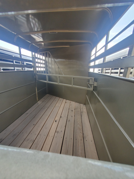 New 2025 Good Guys Trailers 6x14 roper two horse Stock / Stock Combo Trailer