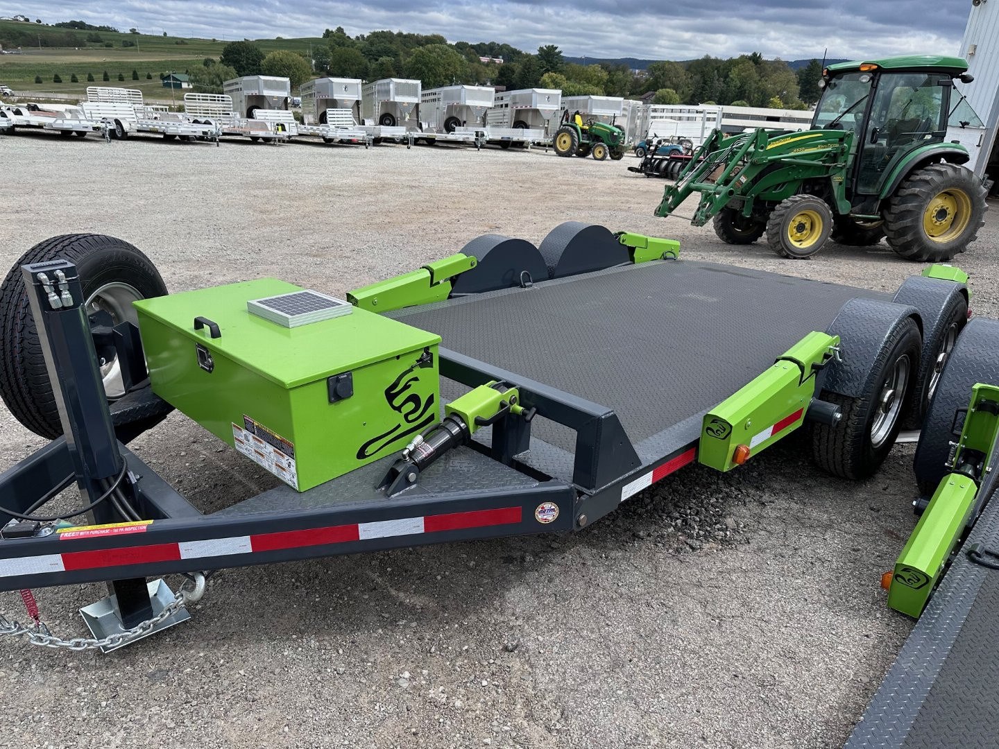 New 2025 "FlatTrak" by Belmont 7x14 HD Lay Flat Tilt Equipment Hauler - COMING SOON!