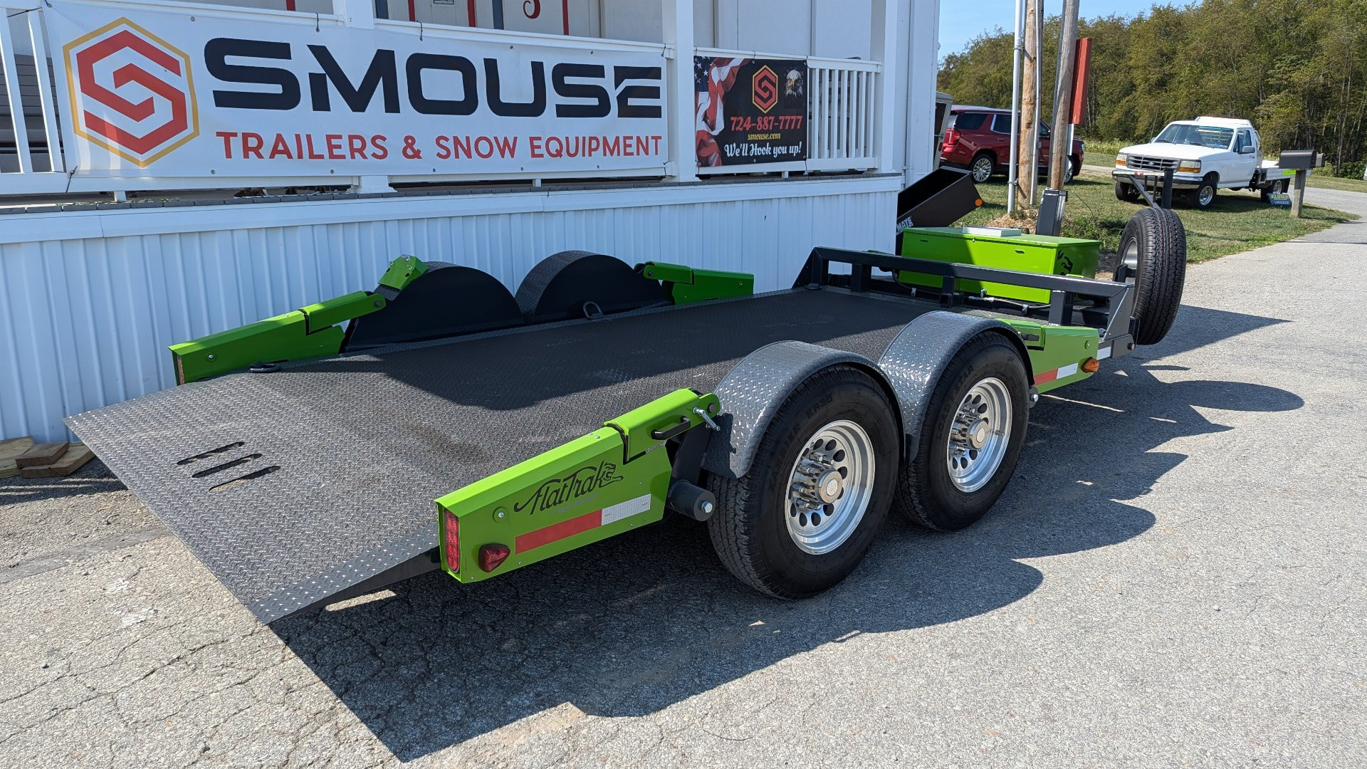 New 2025 "FlatTrak" by Belmont 7x14 HD Lay Flat Tilt Equipment Hauler - COMING SOON!
