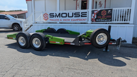 New 2025 "FlatTrak" by Belmont 7x14 HD Lay Flat Tilt Equipment Hauler - COMING SOON!