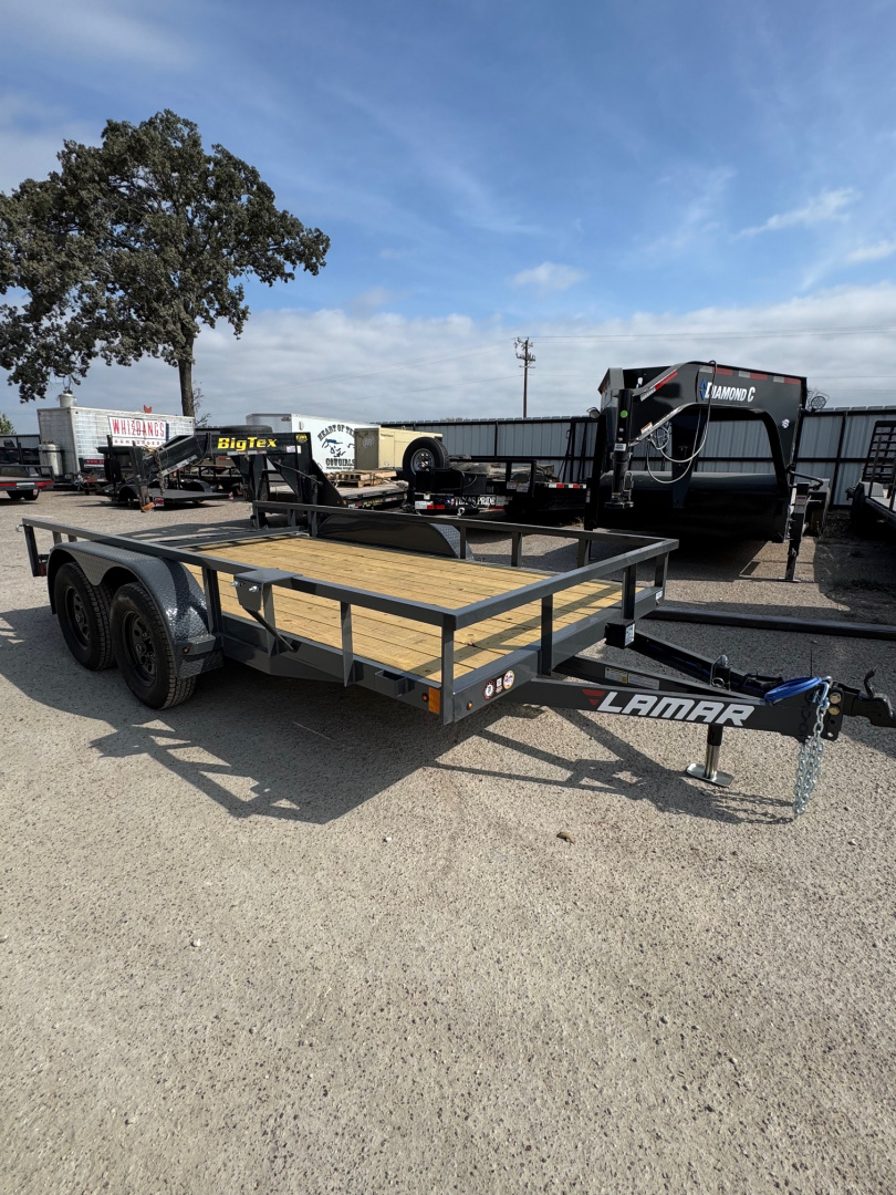 New 2026 Lamar Trailers 77X14 7K Utility Trailer