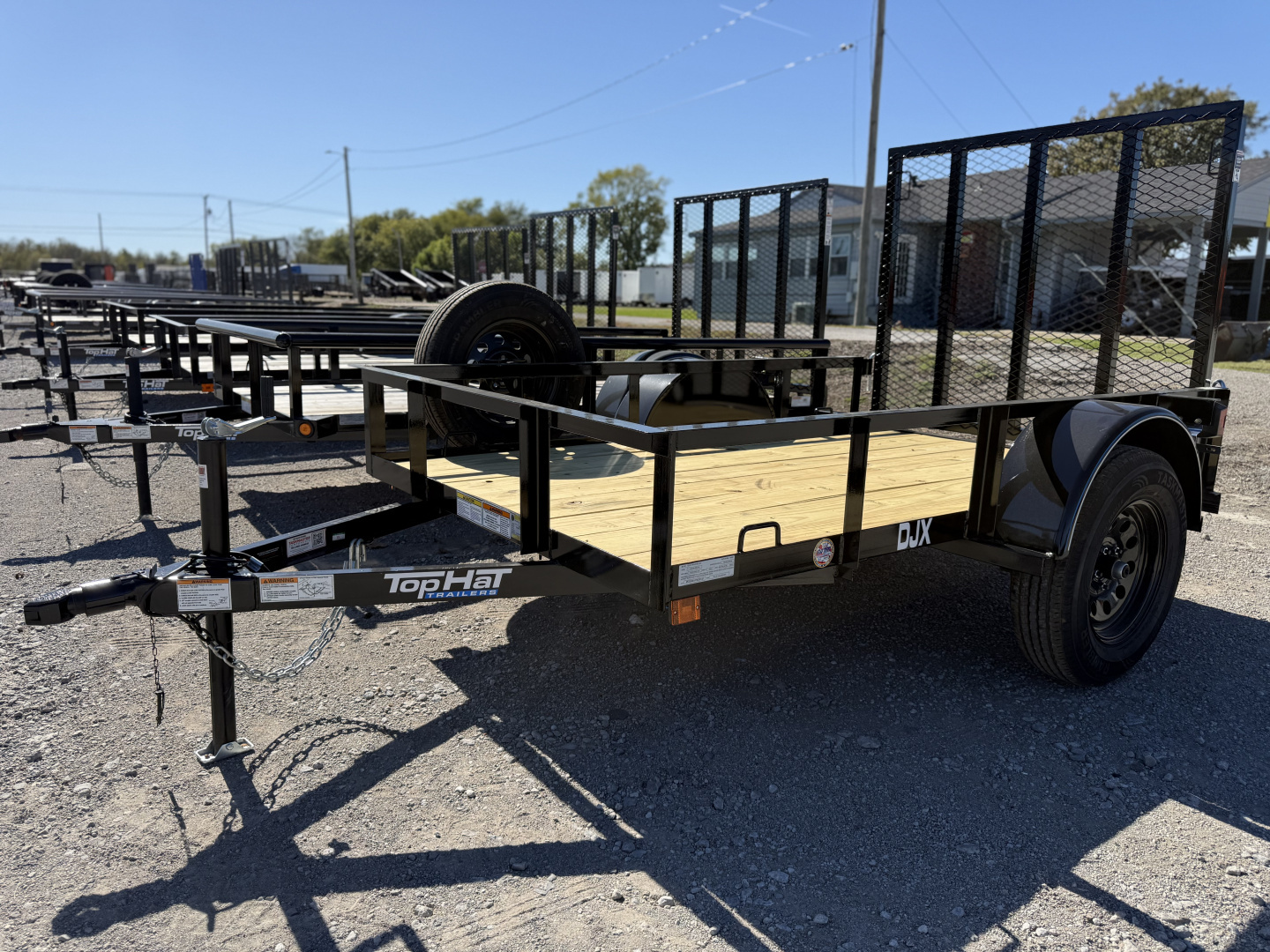 New 2026 Top Hat Trailers DJX-8x60 Utility Trailer