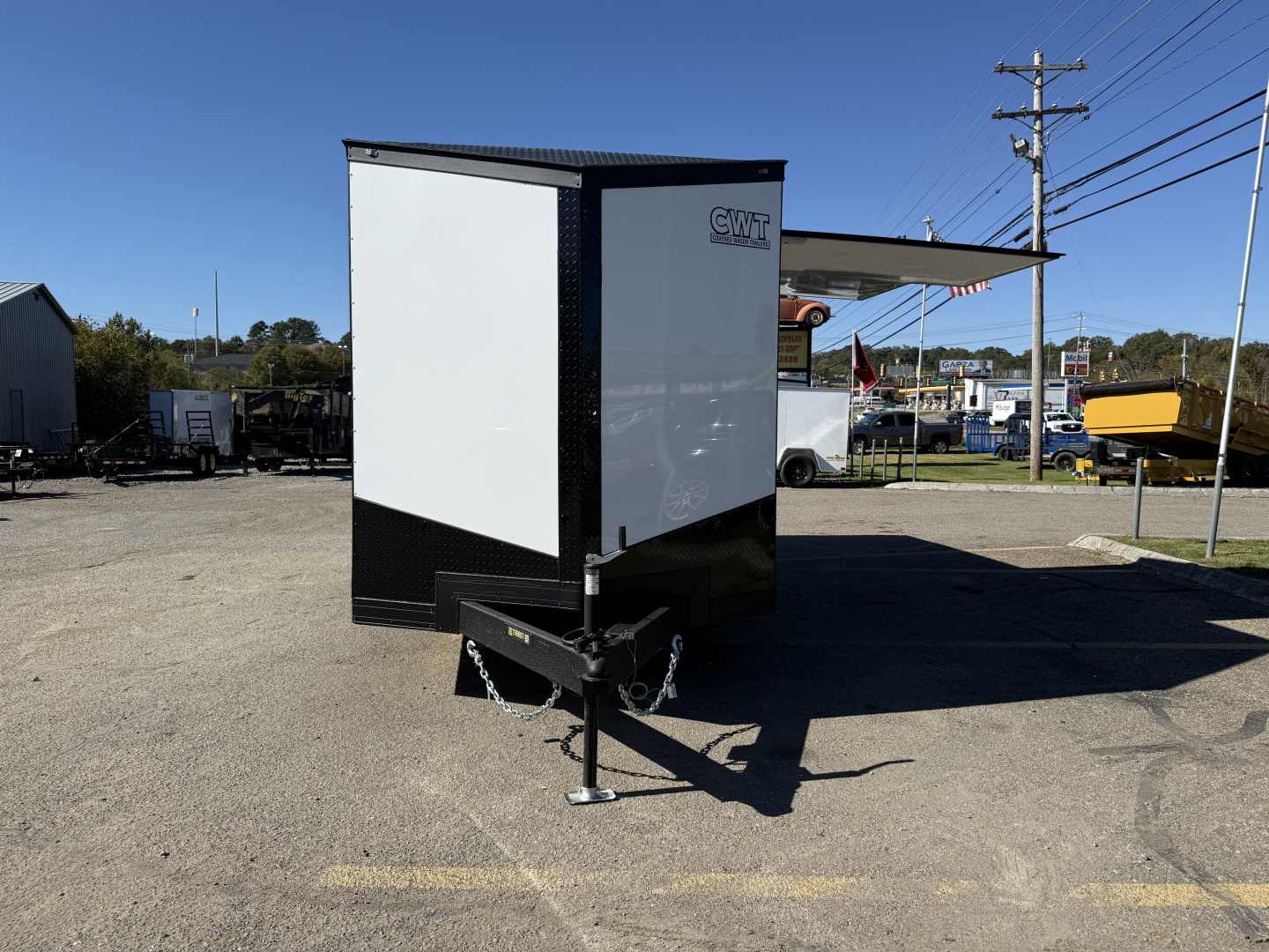New 2026 Covered Wagon Trailers 7X16 TA2 7' SLT-V UTV B/O POLY Cargo / Enclosed Trailer