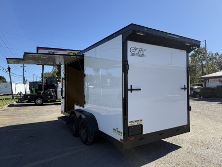 New 2026 Covered Wagon Trailers 7X16 TA2 7' SLT-V UTV B/O POLY Cargo / Enclosed Trailer