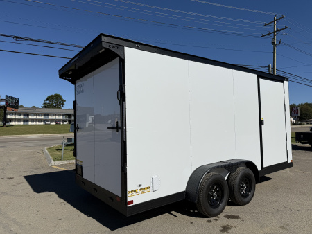 New 2026 Covered Wagon Trailers 7X16 TA2 7' SLT-V UTV B/O POLY Cargo / Enclosed Trailer