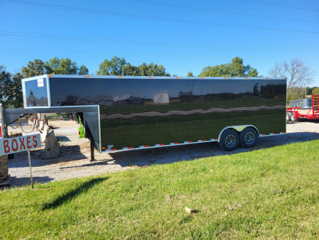 New 2026 Maxwell 8.5x24 Gooseneck Cargo / Enclosed Trailer