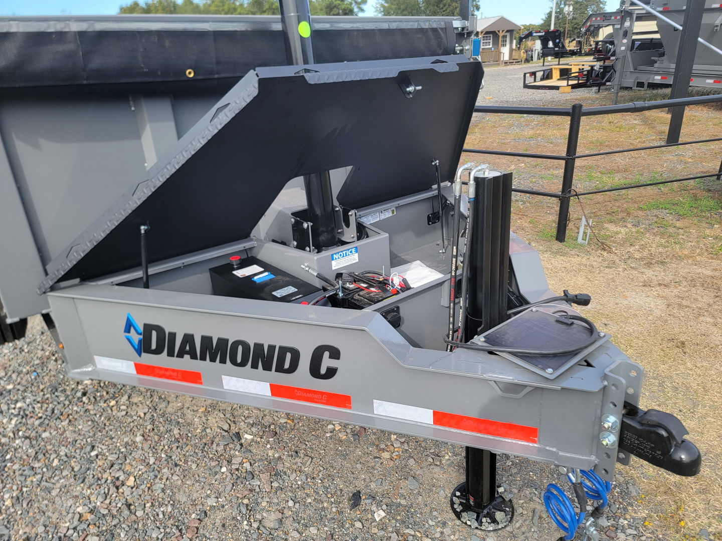 New 2026 Diamond C Trailers LPT207 14' x 82" Pacesetter Edition Dump Trailer