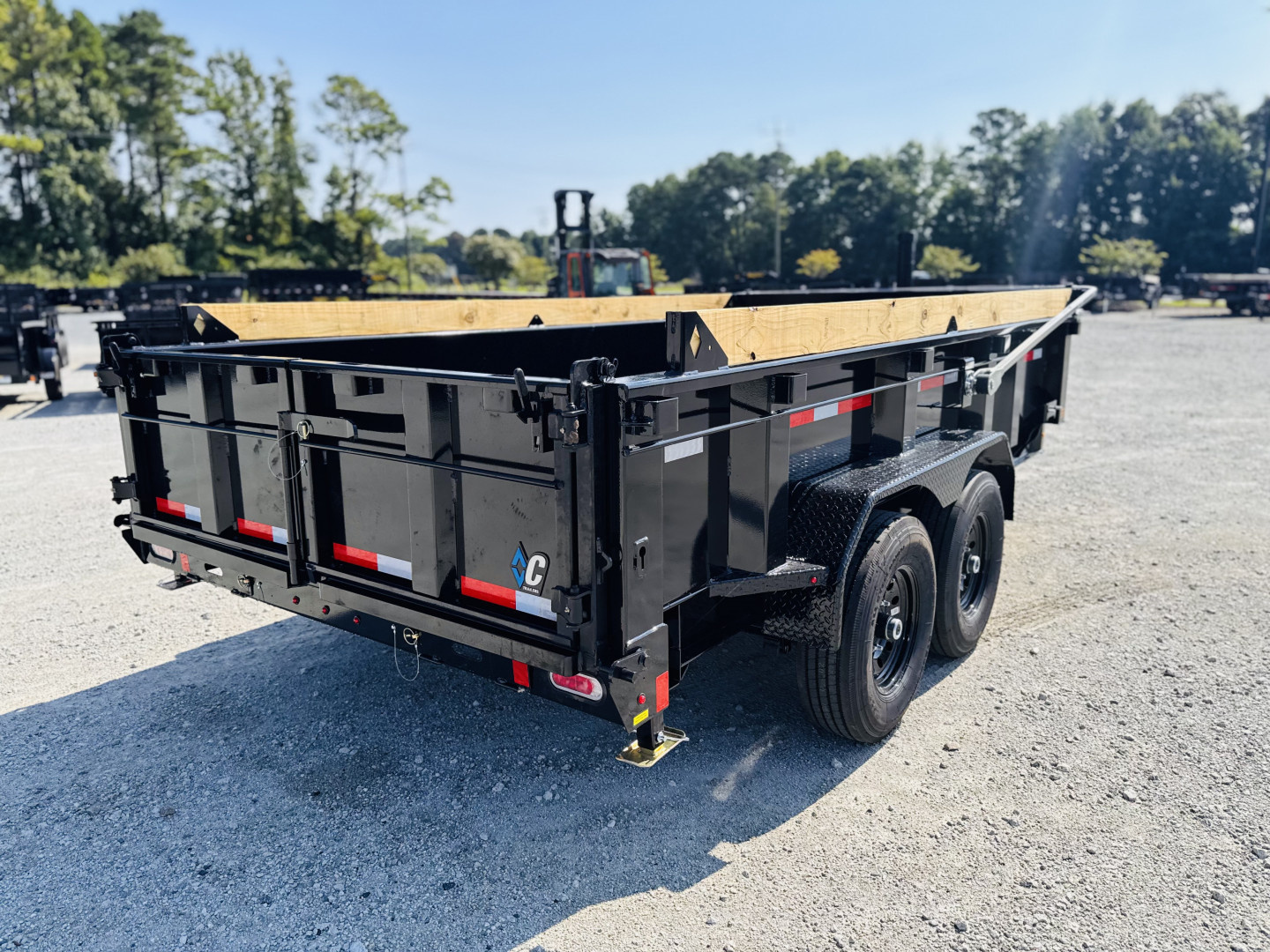 New 2026 Diamond C Trailers LPT207 7x14 24" Walls