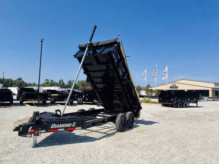 New 2026 Diamond C Trailers LPT207 7x14 24" Walls