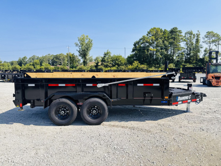 New 2026 Diamond C Trailers LPT207 7x14 24" Walls