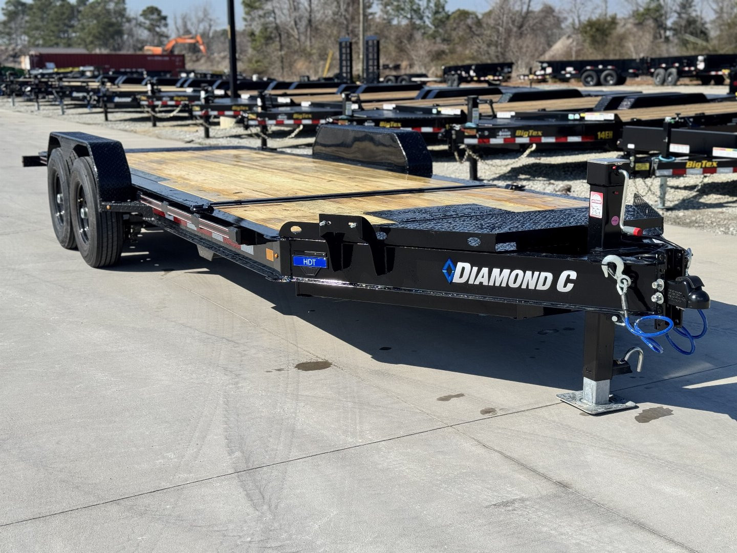 New 2025 Diamond C Trailers HDT207 7x20 Tilt Trailer
