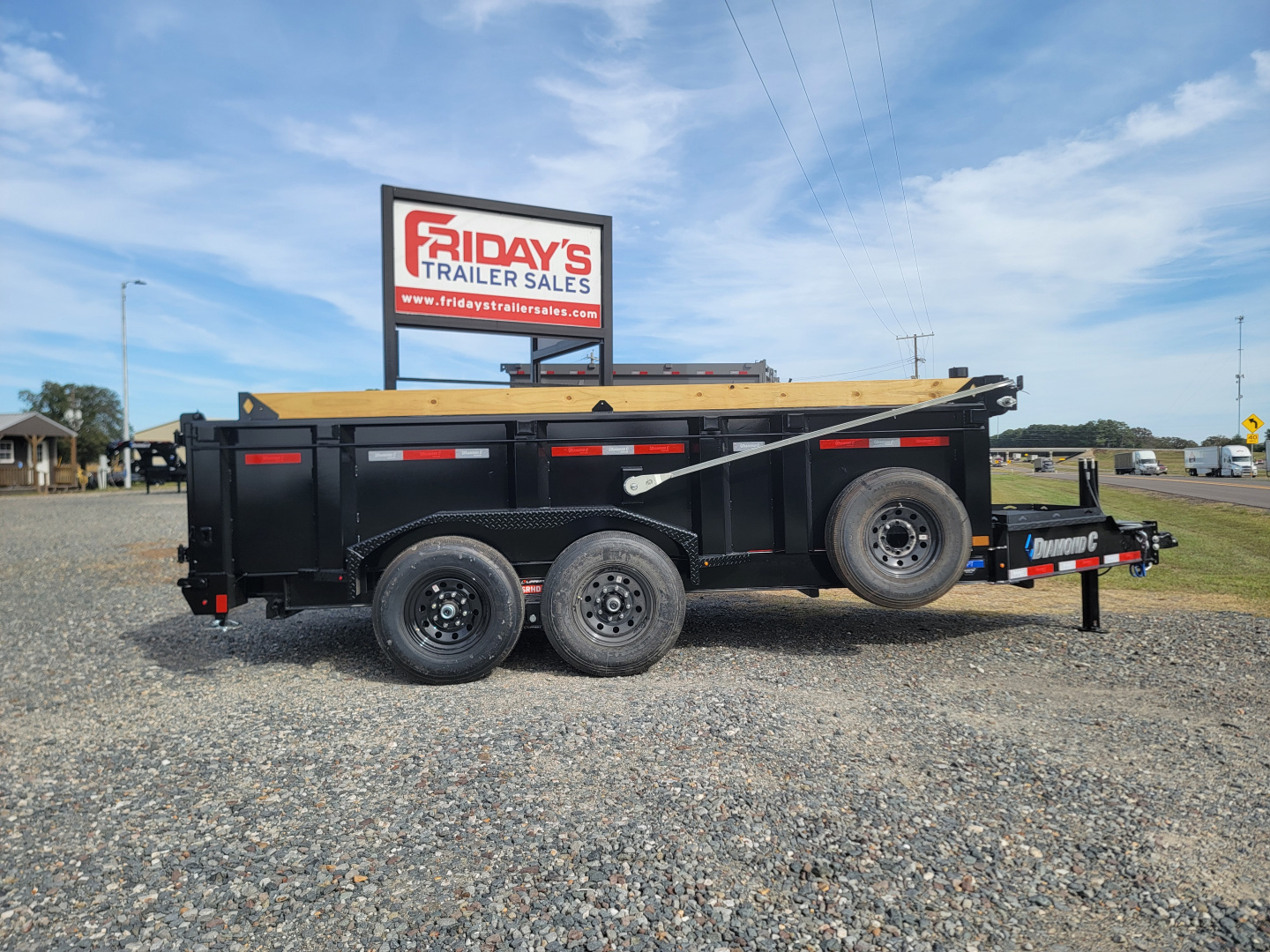 New 2026 Diamond C Trailers LPT207 14' x 82" Pacesetter Edition Dump Trailer