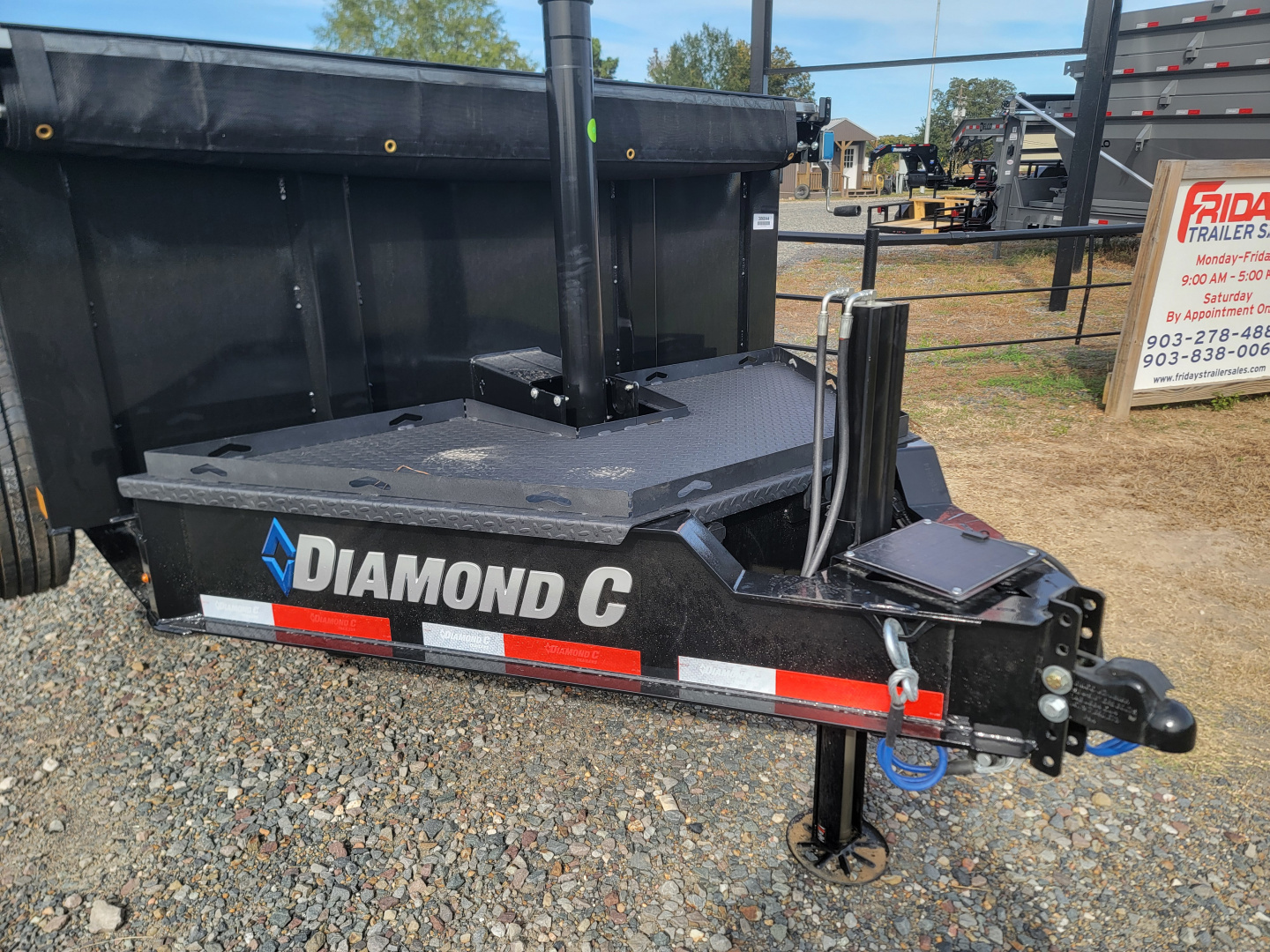 New 2026 Diamond C Trailers LPT207 14' x 82" Pacesetter Edition Dump Trailer