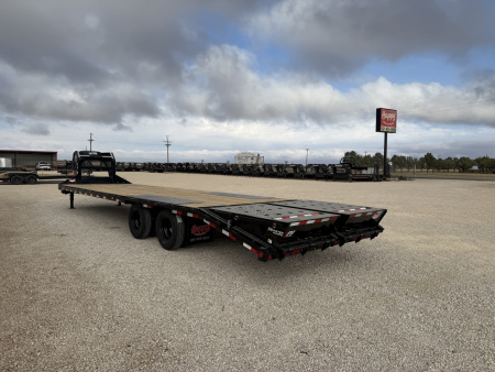 New 2026 PJ 102"x32' GN Low-Pro Flatbed w/ Duals - LD
