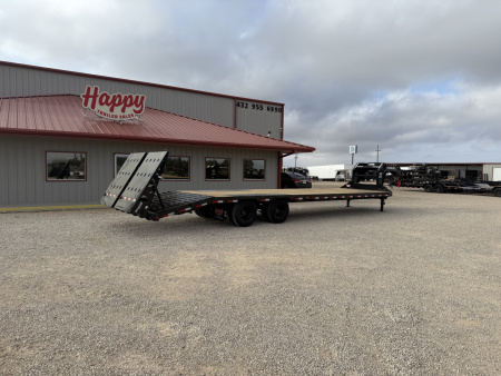 New 2026 PJ 102"x32' GN Low-Pro Flatbed w/ Duals - LD