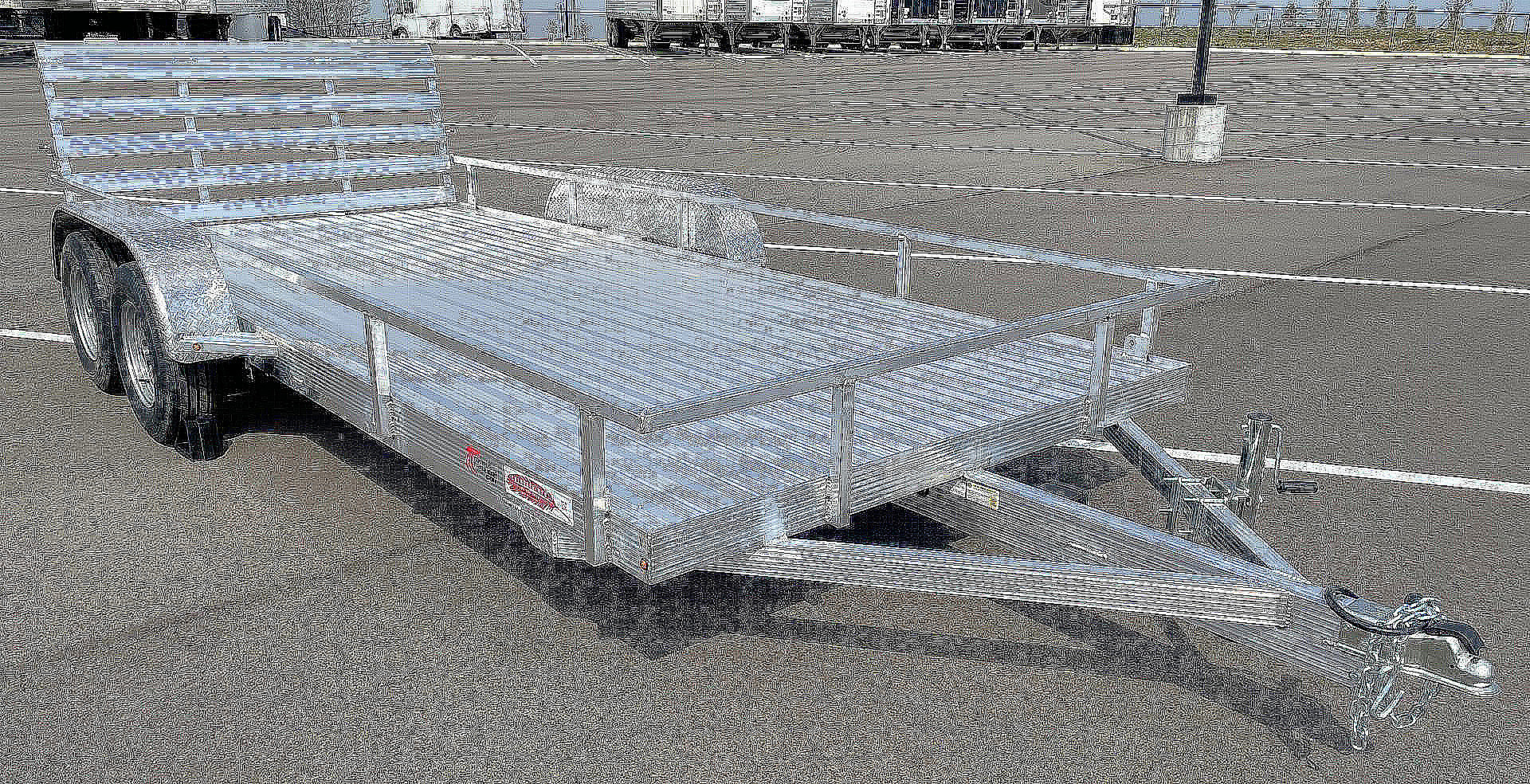 New 2026 Cherokee 81"x 16' 42" Gate Utility Trailer