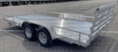 New 2026 Cherokee 81"x 16' 42" Gate Utility Trailer