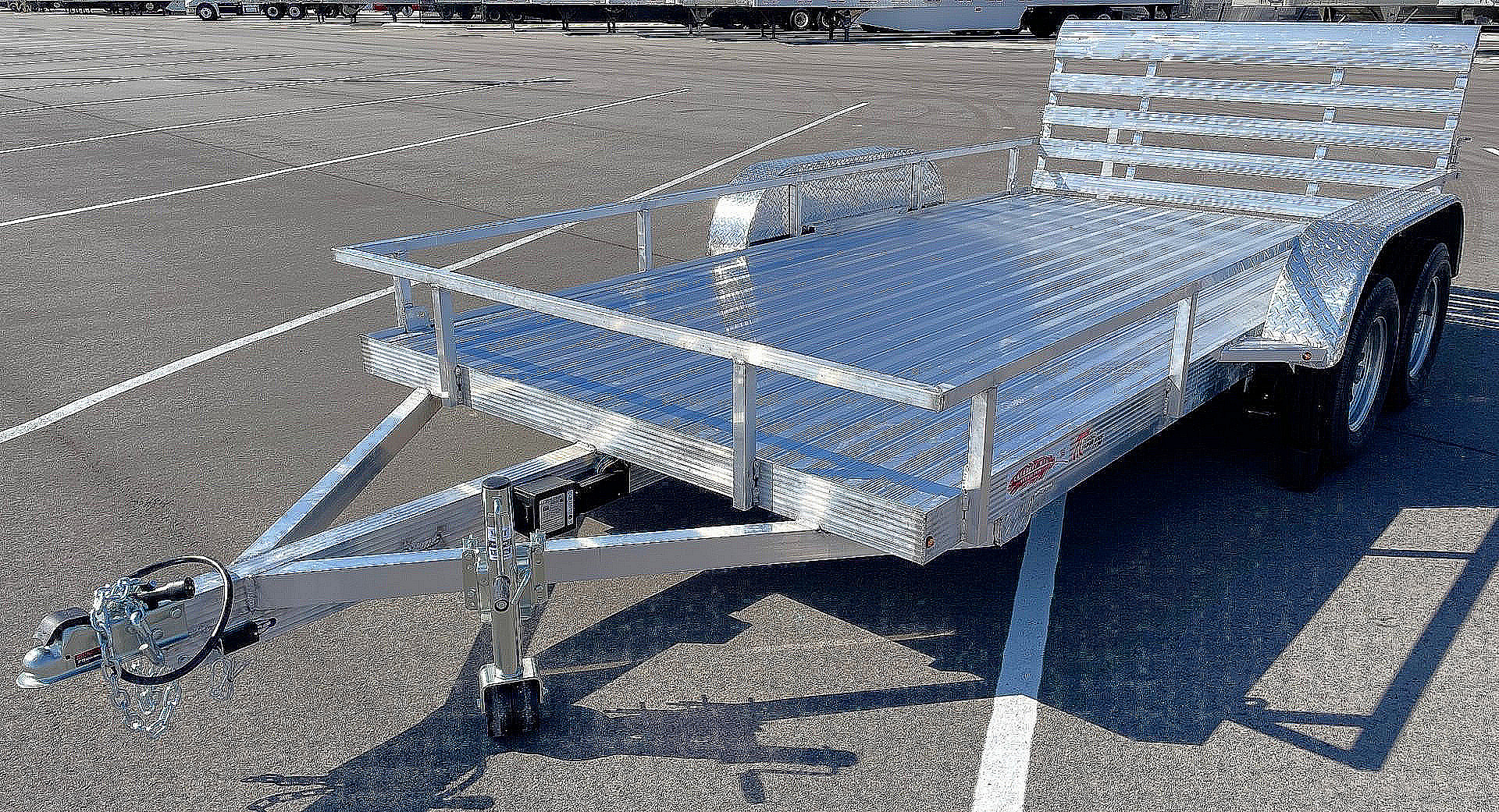 New 2026 Cherokee 14' Tandem Axle Aluminum Utility Utility Trailer