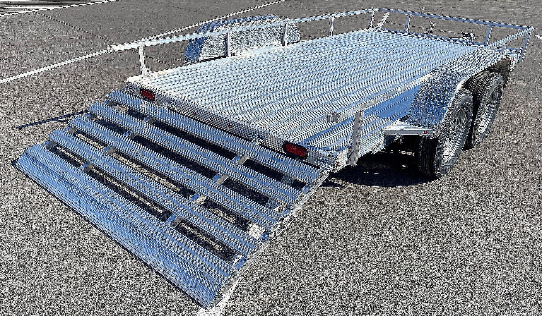 New 2026 Cherokee 14' Tandem Axle Aluminum Utility Utility Trailer