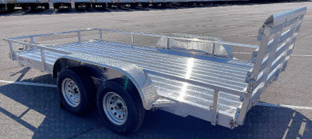 New 2026 Cherokee 14' Tandem Axle Aluminum Utility Utility Trailer