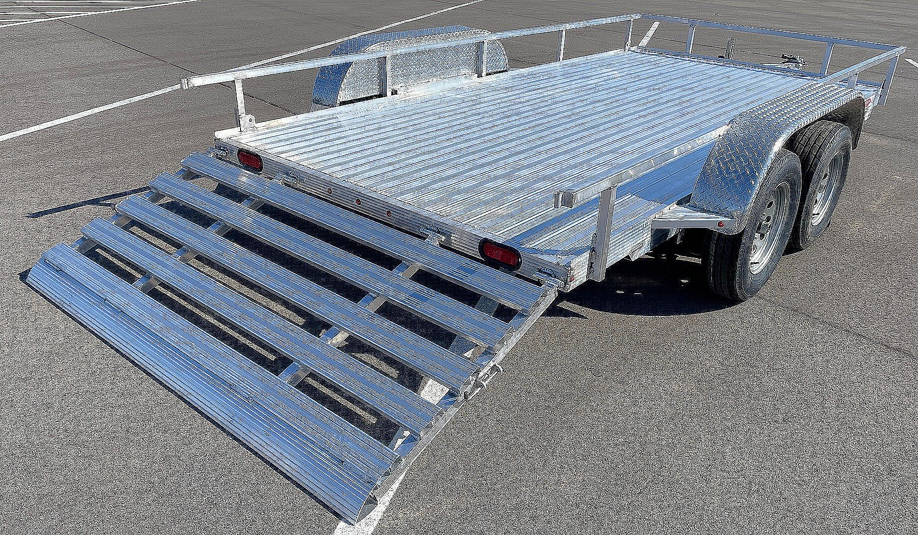 New 2026 Cherokee 14' Tandem Axle Aluminum Utility Utility Trailer